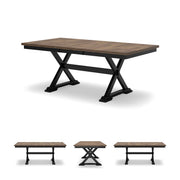 Farmhouse Dining Extension Table with Butterfly Leaf