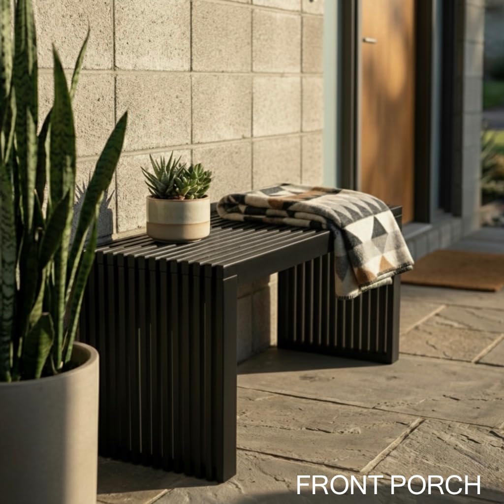 Bamboo Waterfall Bench