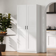 Tall Kitchen Pantry Cabinet with Doors & Adjustable Shelves