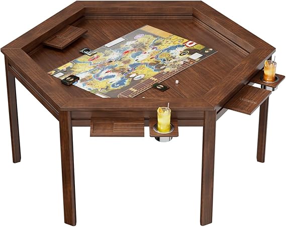 Solid Wood Board Game & Dining Table