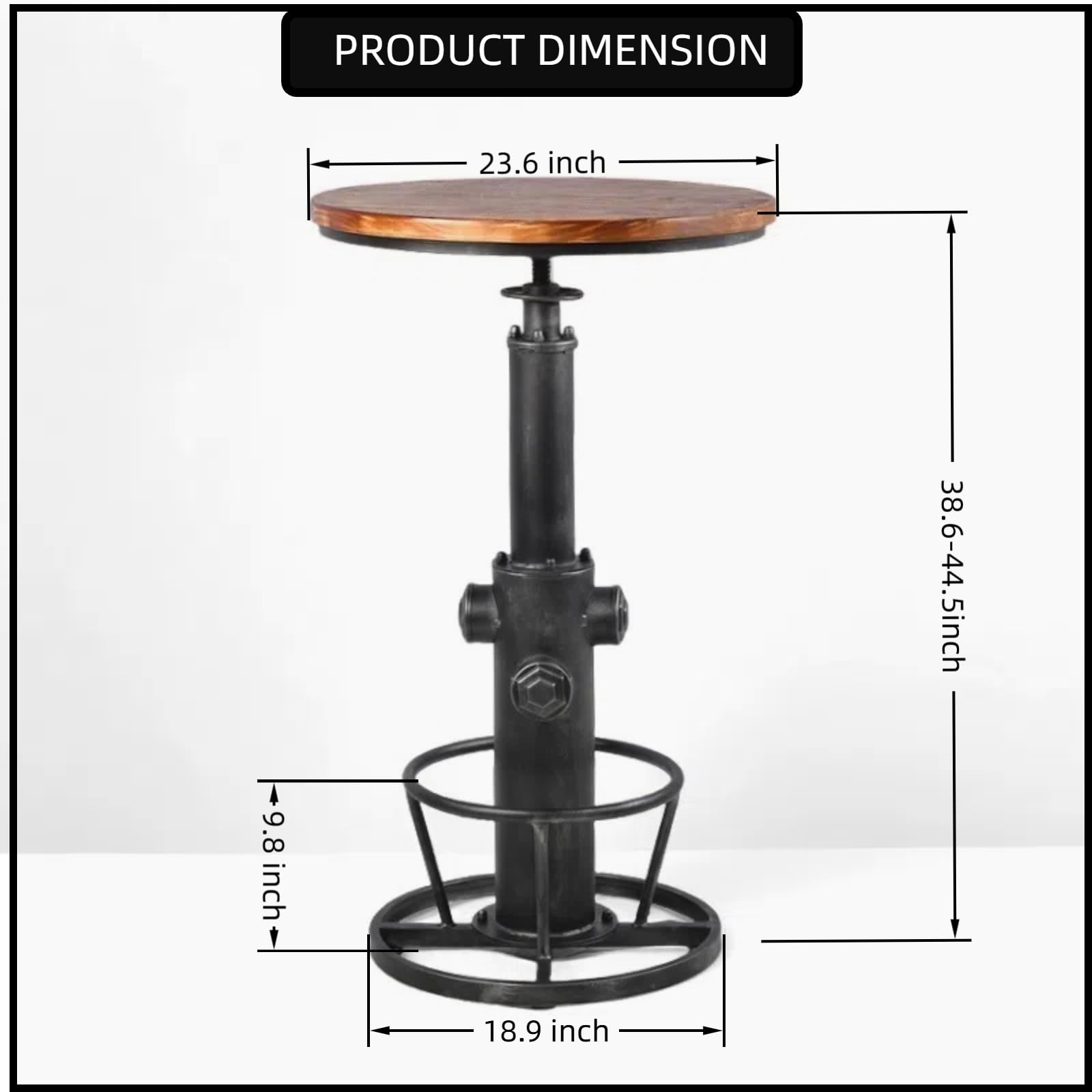 3-Piece Bar Table & Stool Set