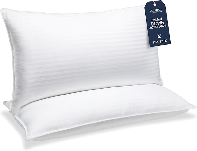 Down Alternative Bed Pillows, Set of 2