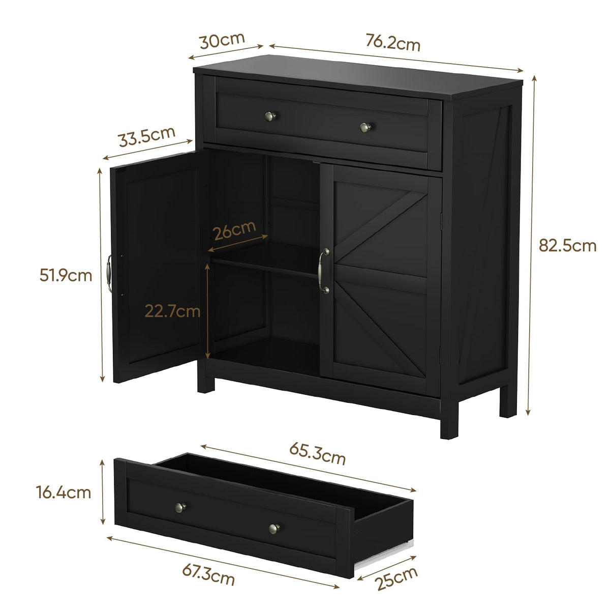 Farmhouse Sideboard Cabinet