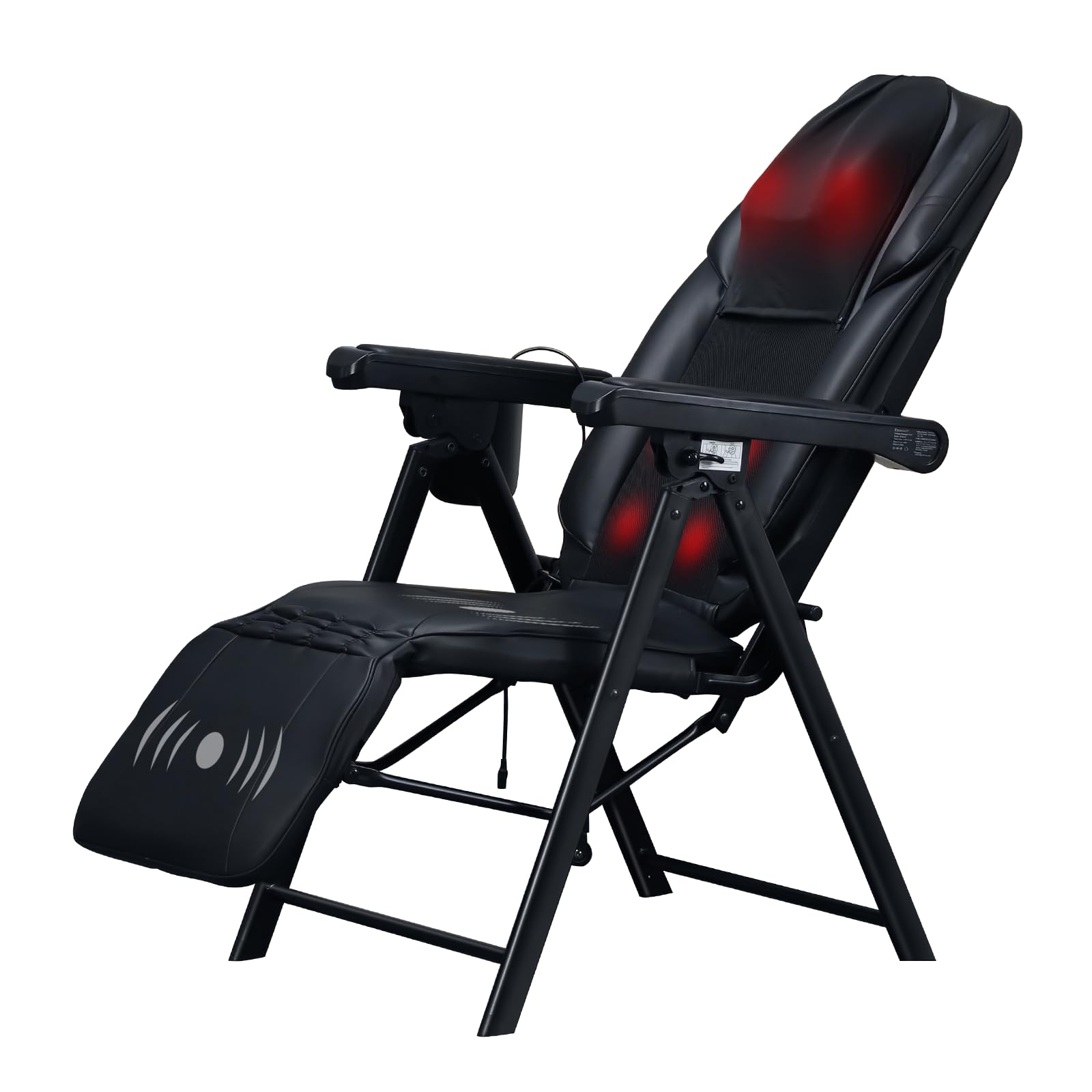 Ezencon Foldable Electric Massage Chair, Heat,Shiatsu,Vibration