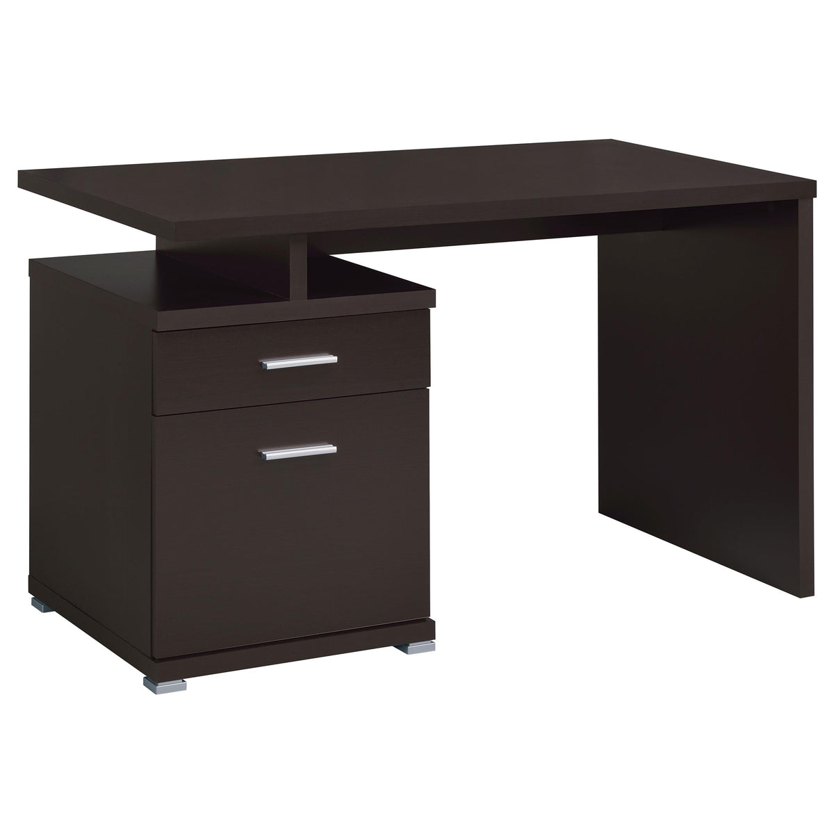 Coaster Irving 47-Inch 2-Drawer Computer Desk Cappuccino 800109