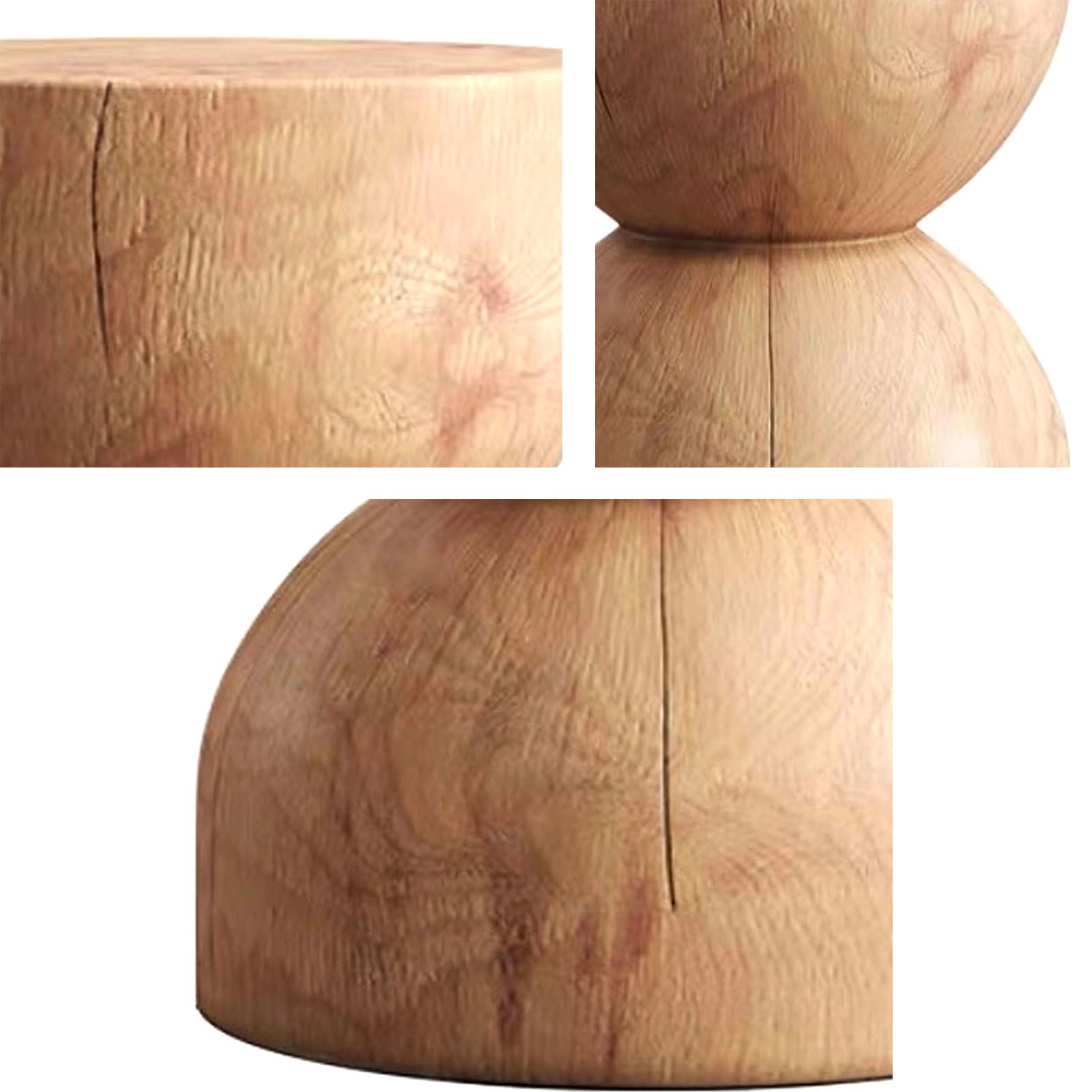 Round Wood Stump Coffee Table