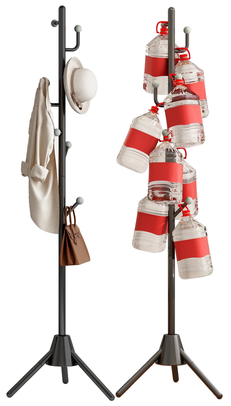 Adjustable Metal Coat Rack