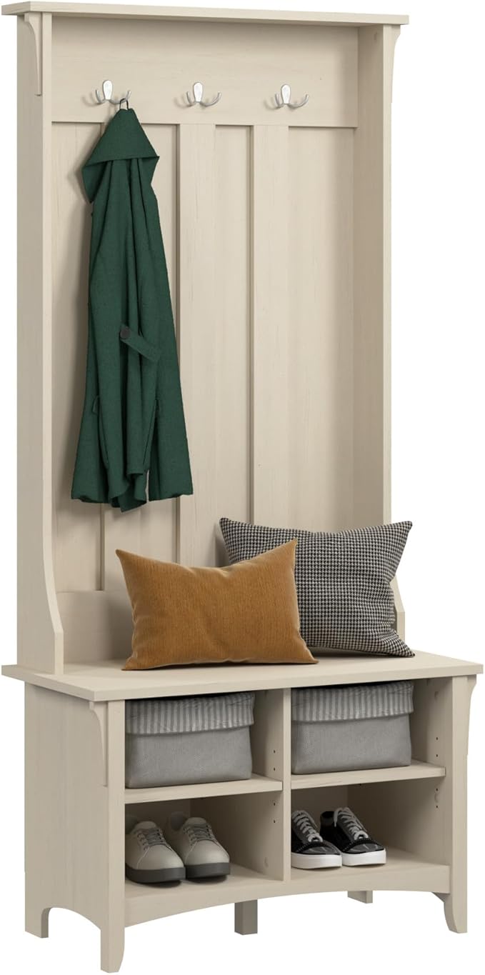 Hall Tree with Shoe Storage Bench