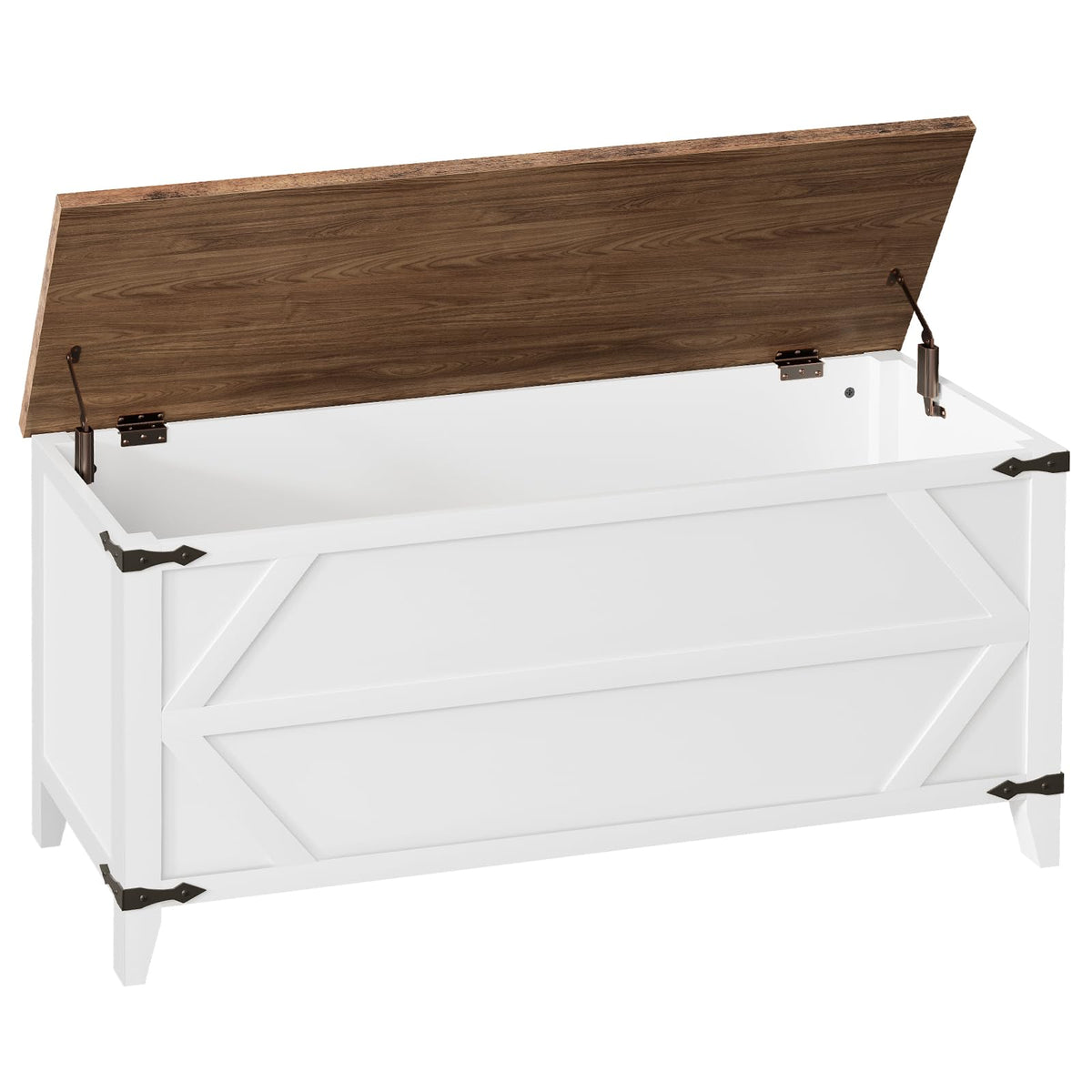Farmhouse Toy Storage Bench