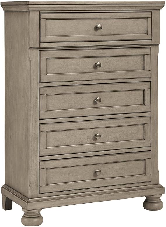 5-Drawer Chest with Felt-Lined Upper Drawer