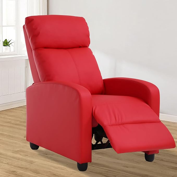 PU Leather Massage Recliner Chair