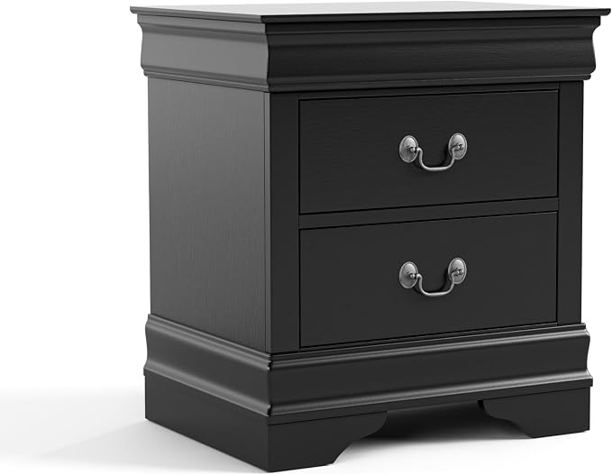 Traditional Two-Drawer Nightstand