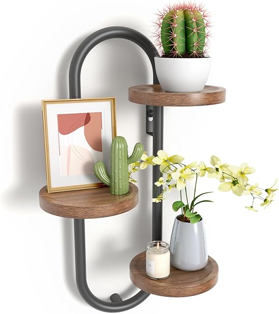Multi-Tier Plant Stand with Grow Lights, 62" Tall