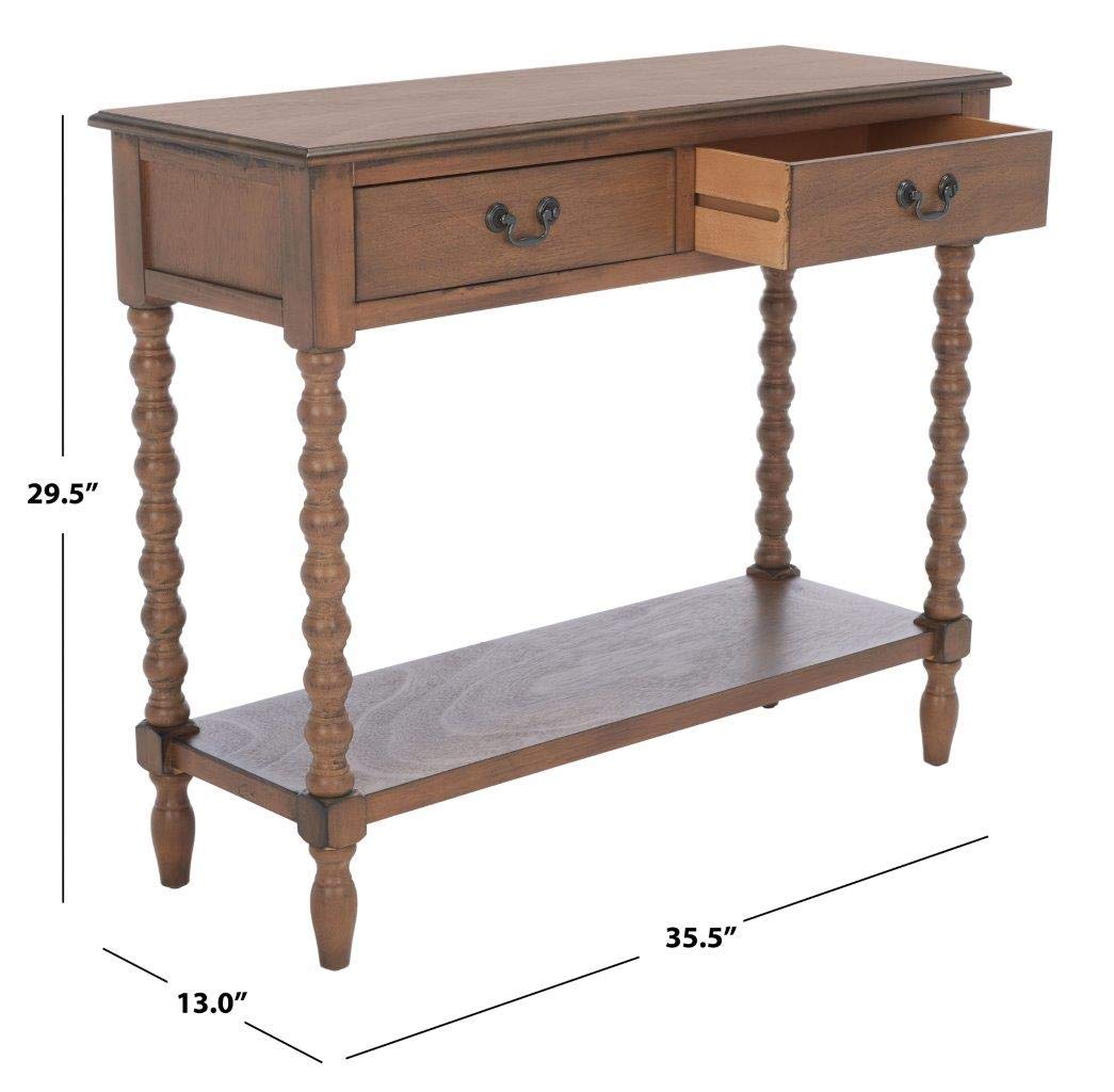 2-Drawer Wood Console Table
