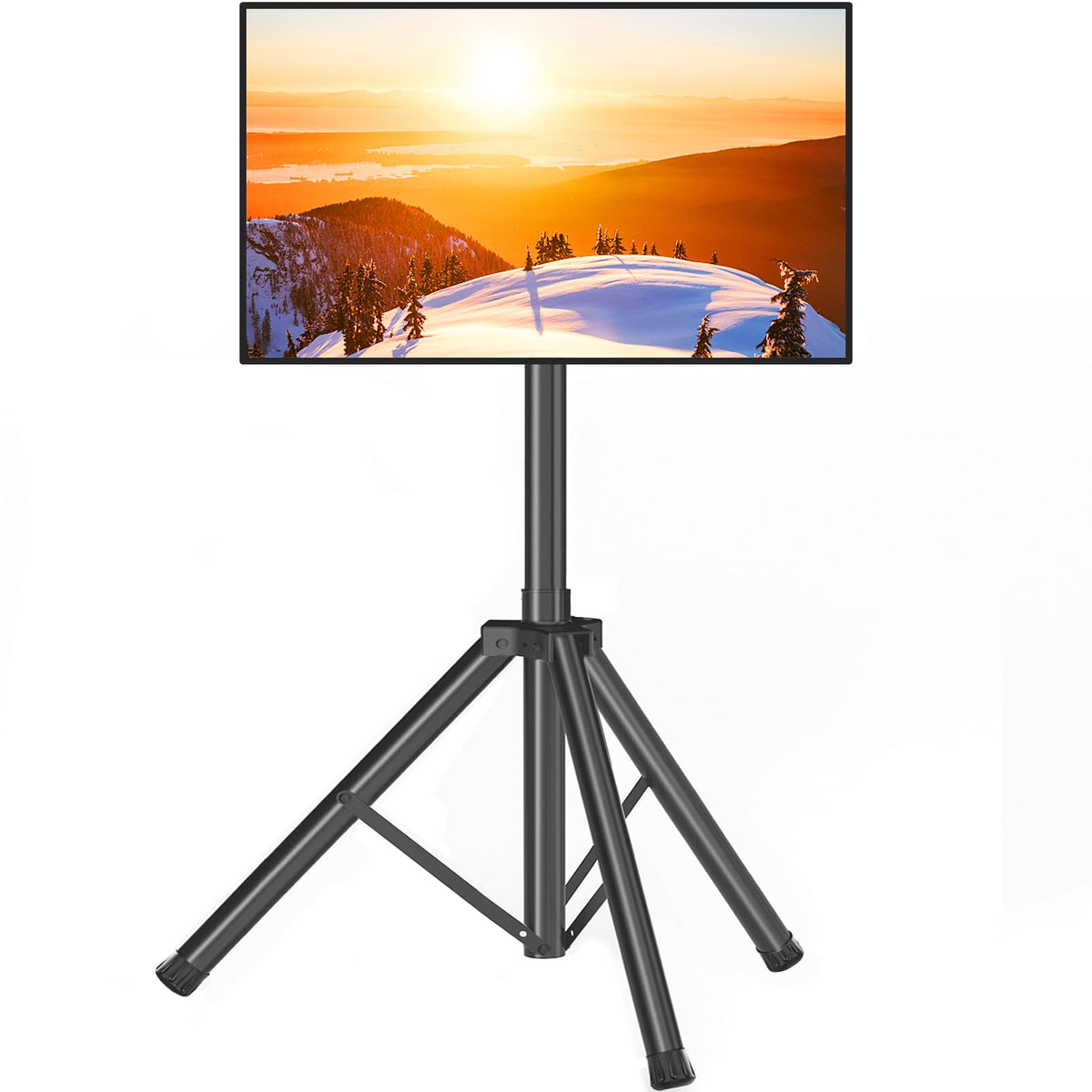 Tripod TV Stand for 23-80 inch Flat Screen/Curved TVs up to 100 lbs
