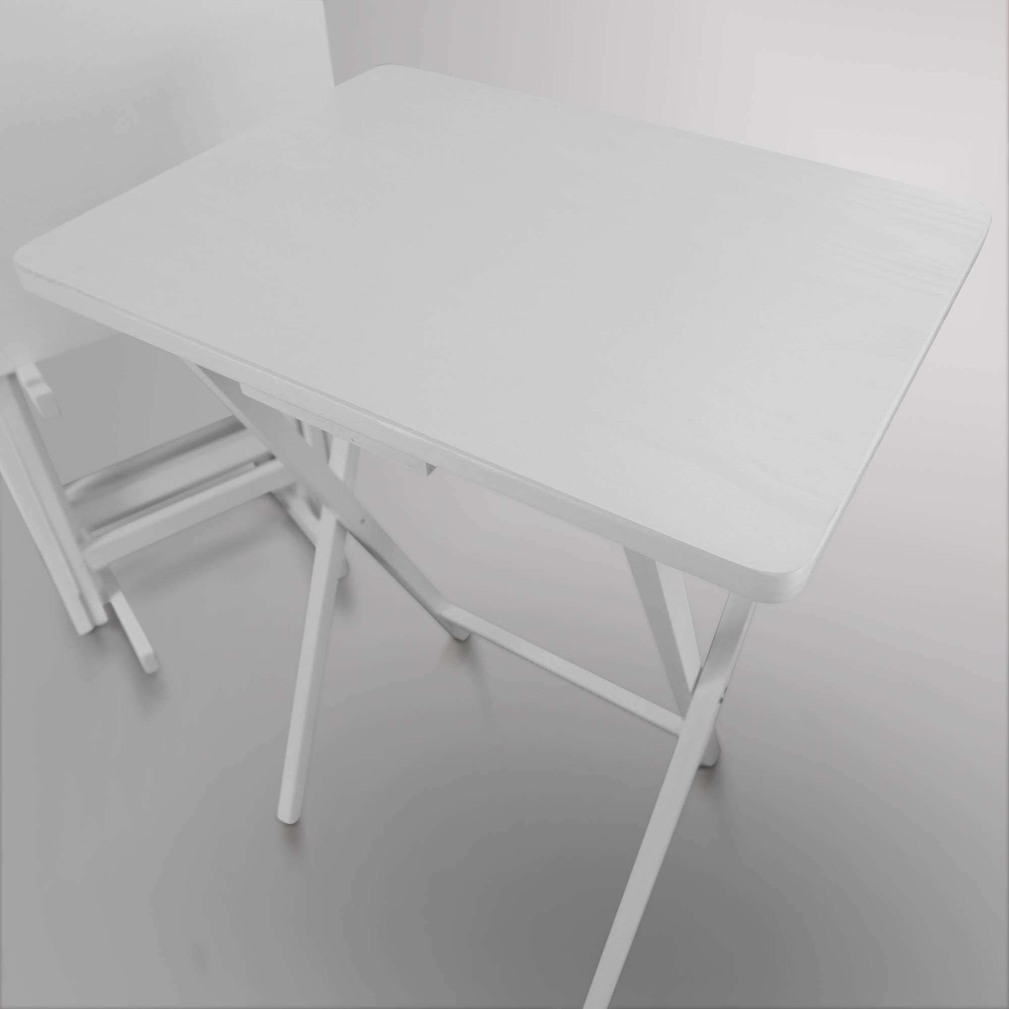 Casual Home 5pcs Tray Table Set - White (660-41)