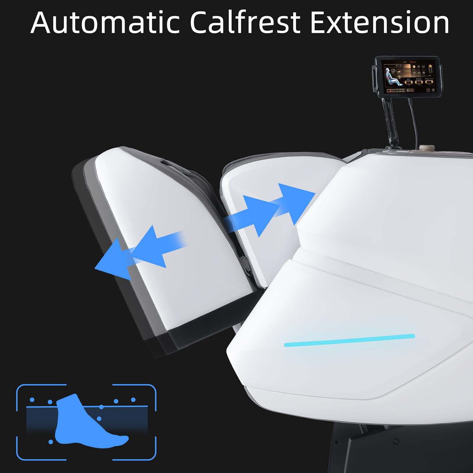 4D Massage Chair with SL-Track & Zero Gravity