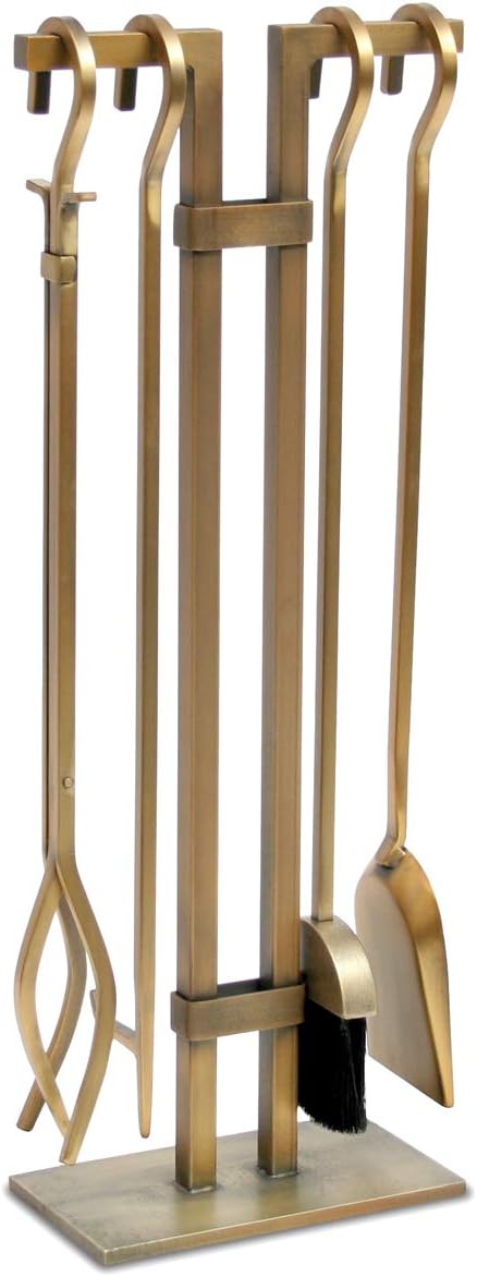 Sinclair Fireplace Tool Set – 4-Piece with Stand