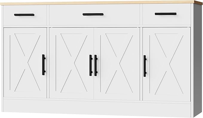 Farmhouse Buffet Cabinet with Storage
