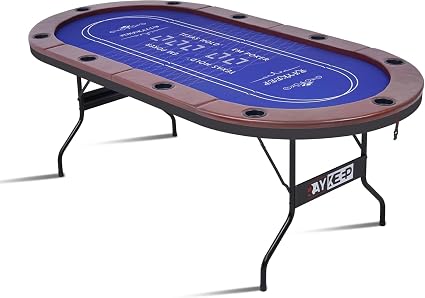 Foldable LED Poker Table for 8 Players