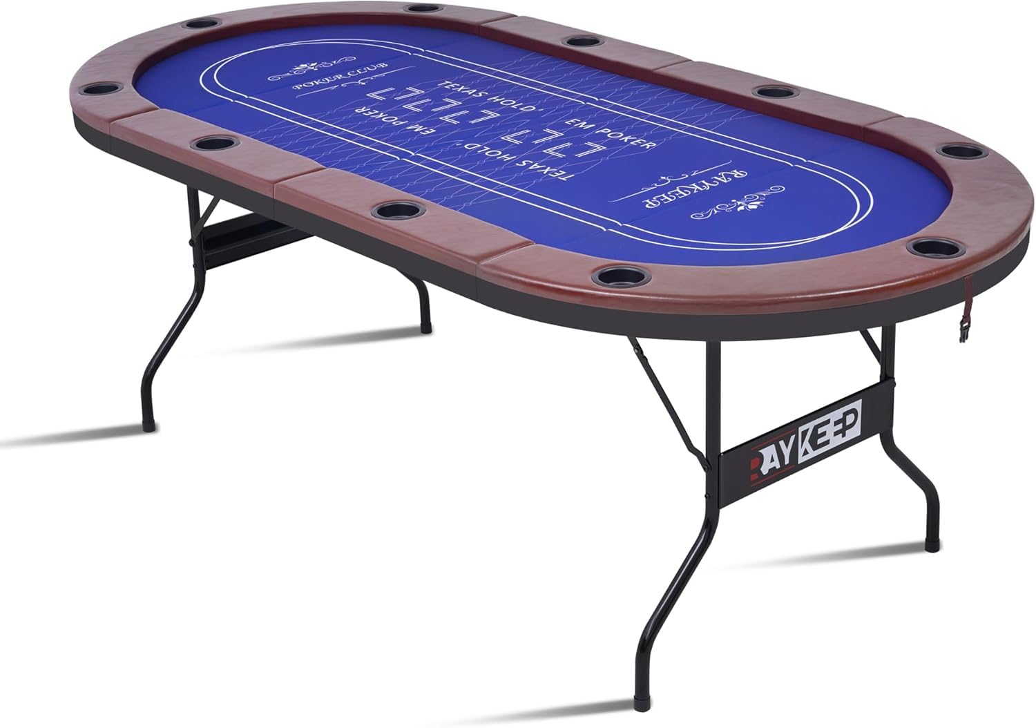 Foldable Poker Table for 10 Players