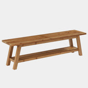 Solid Wood Entryway Storage Bench