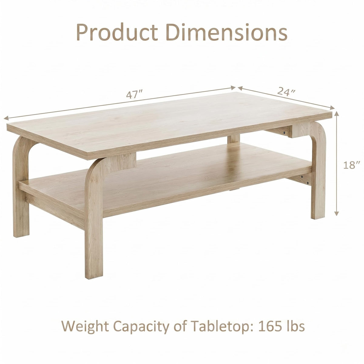 Mid-Century Coffee Table with Storage