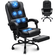 Massage Office Chair with Footrest