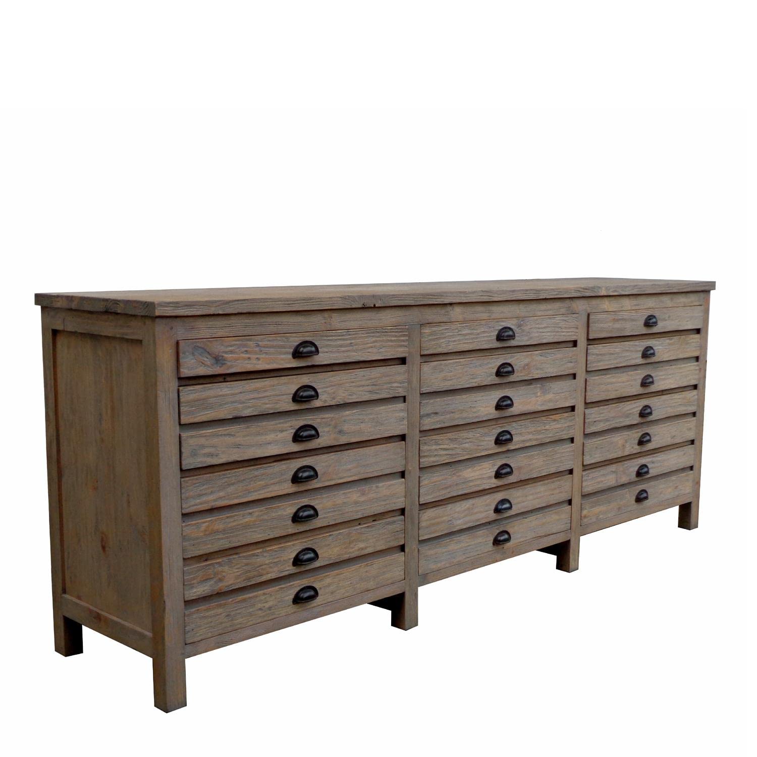 Padma's Plantataion Salvaged Wood Printmaker's Sideboard