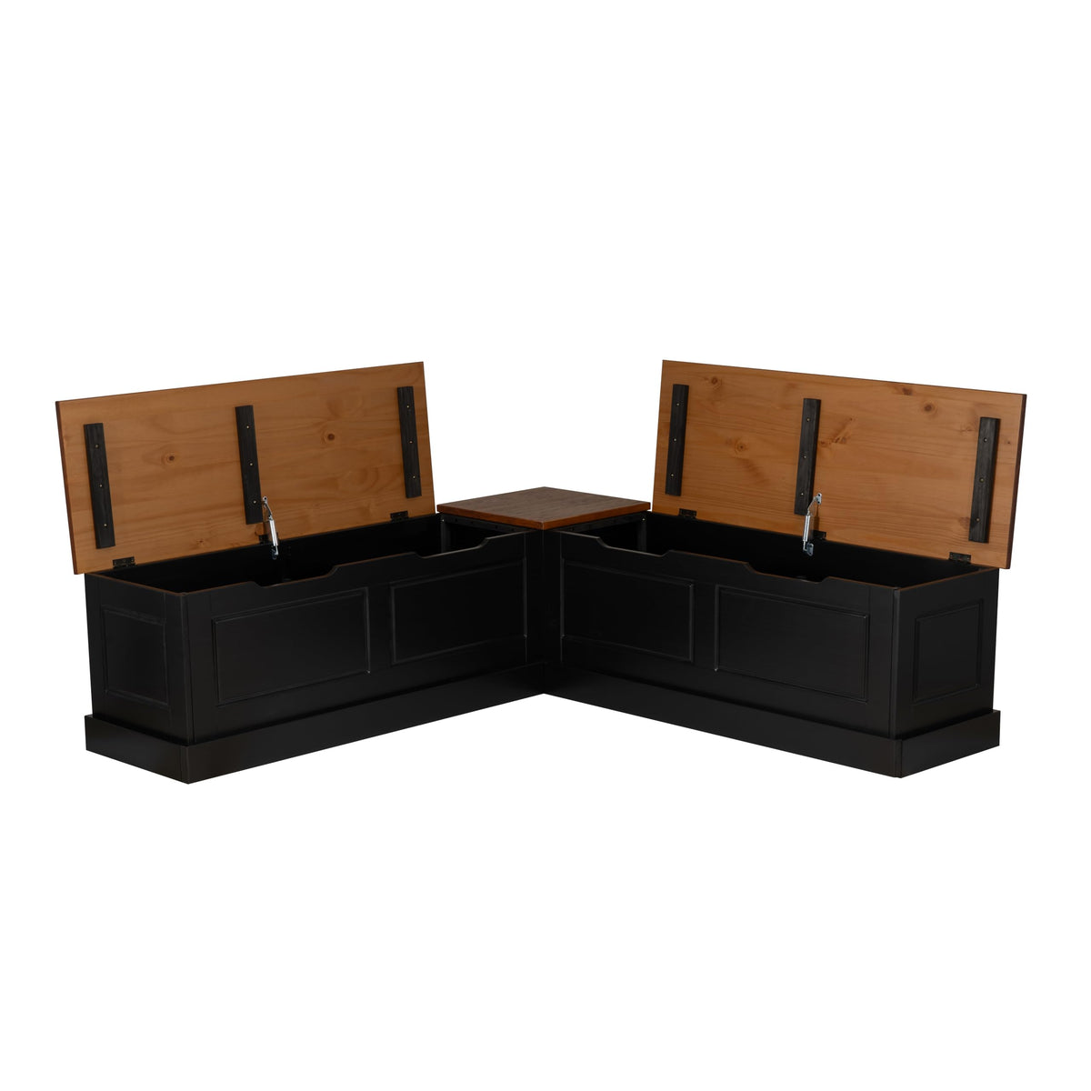 Backless Corner Storage Bench