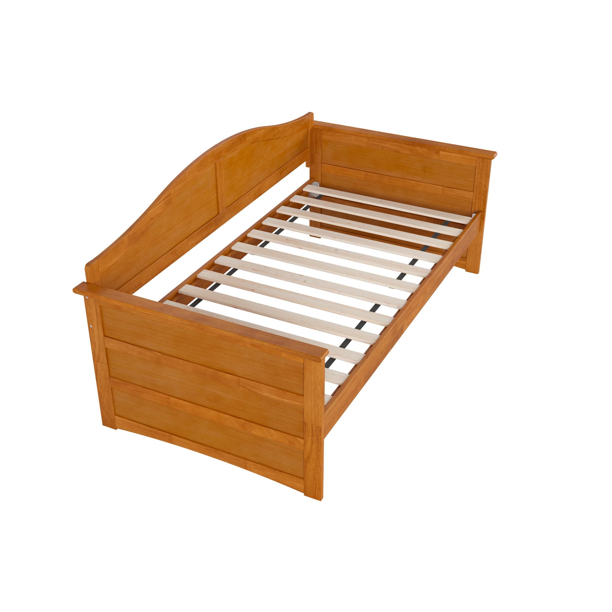 Acadia Twin Solid Wood Daybed Frame – Light Toffee