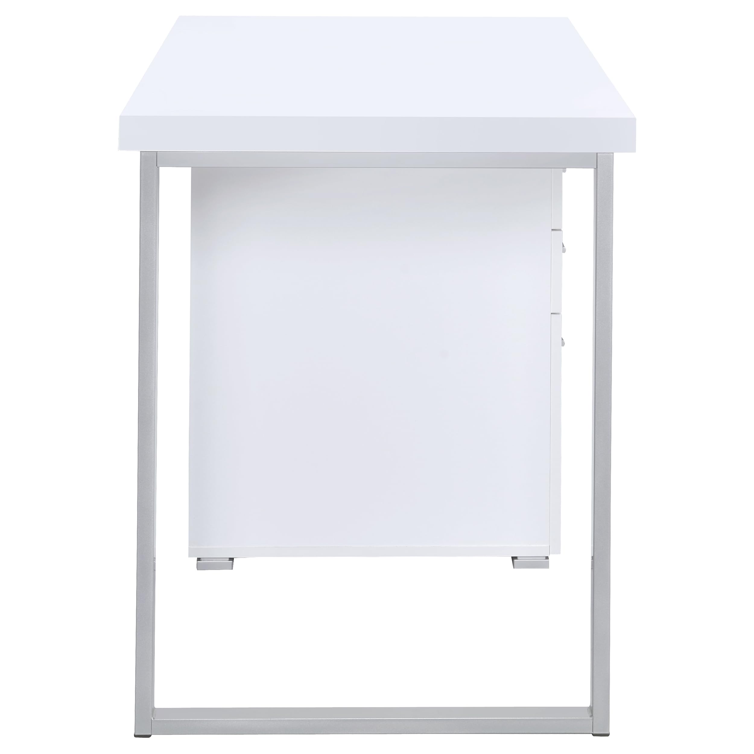 3-Drawer Computer Desk with File Cabinet