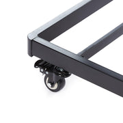 Amazon Basics Full Size Daybed and Twin Size Trundle Bed Frame Set, Space Saving Steel Slat Support, Sturdy Metal Design, Easy Assembly, Black