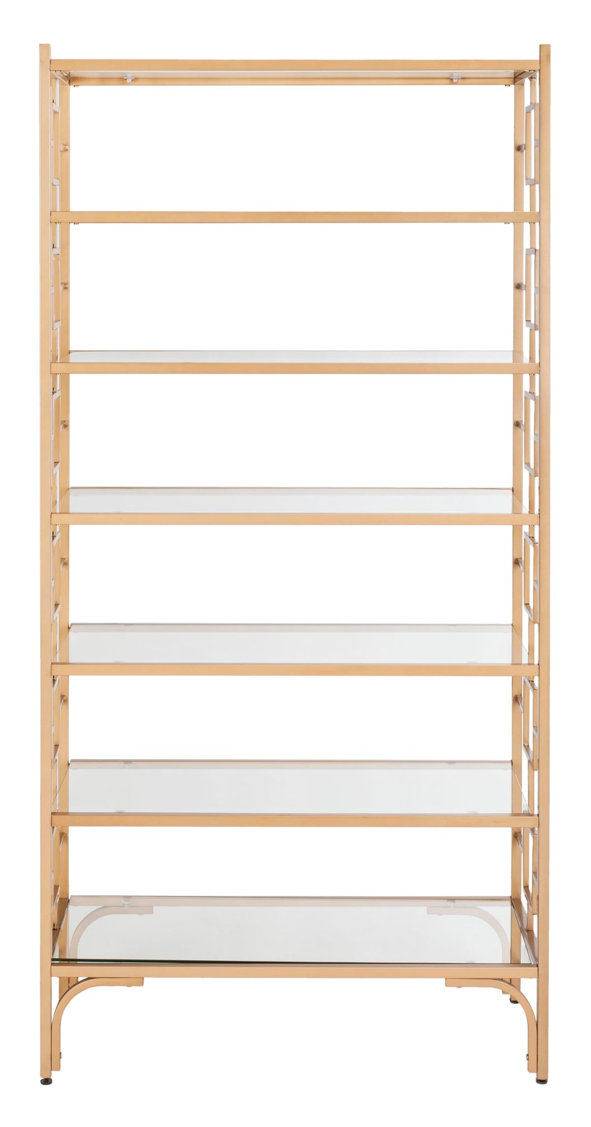 7-Tier Glass Bookshelf