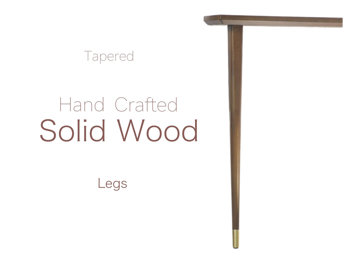Walnut Floating Console Table