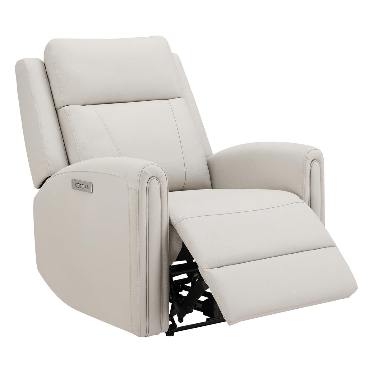 Watson & Whitely Zero Wall Power Recliner Chair for Small Spaces, Cream