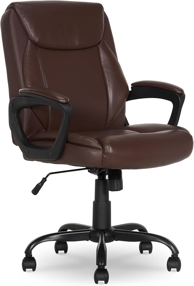 Mid-Back Office Chair with Armrests
