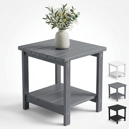 2-Tier Outdoor Side Table