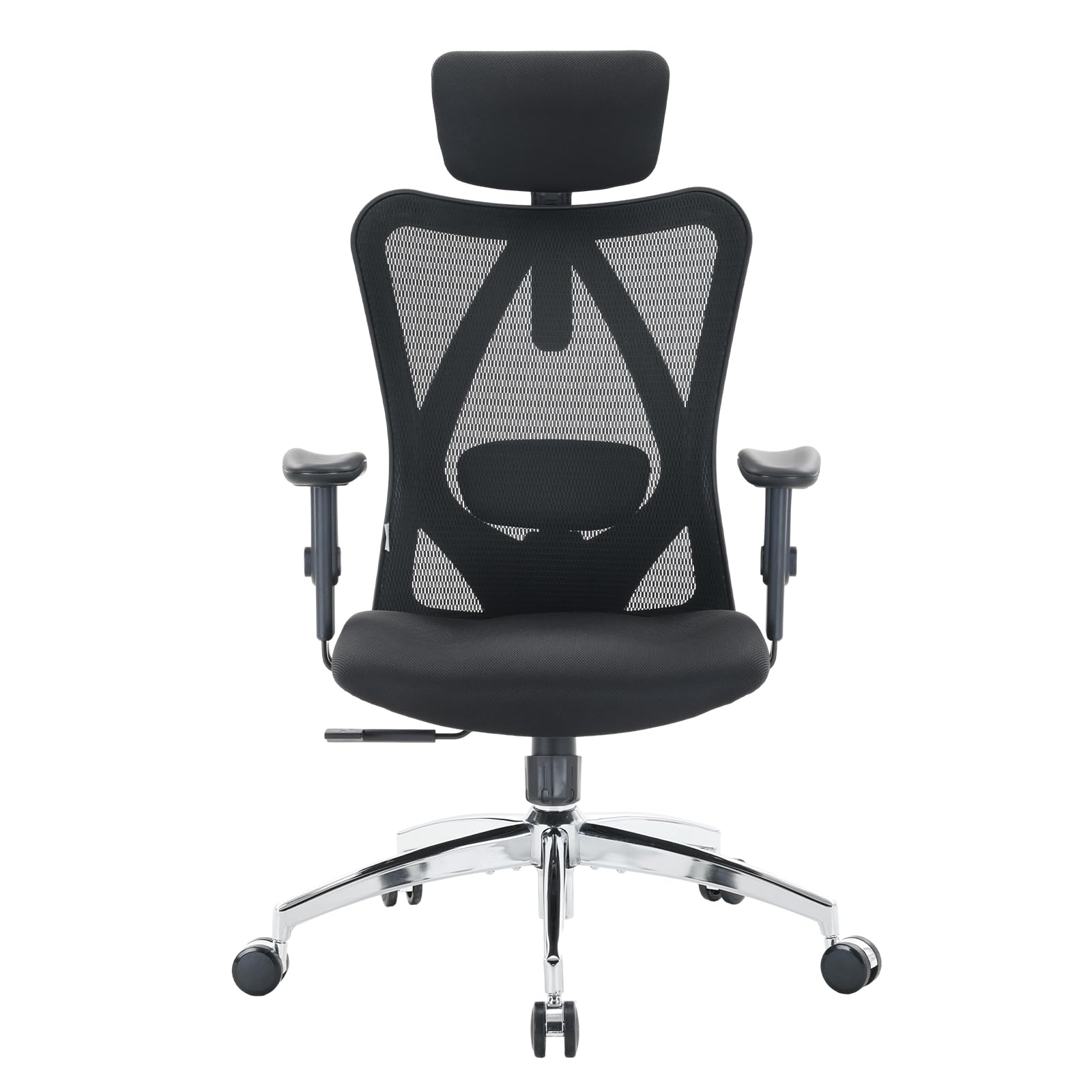 Ergonomic Mesh Office Chair with Adjustable Headrest & Lumbar Support