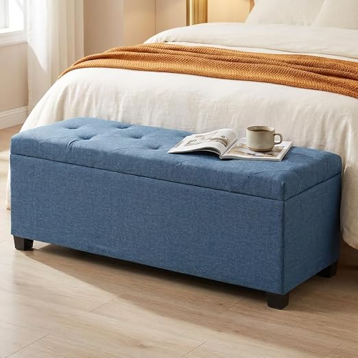 Large Storage Ottoman Bench with Lid
