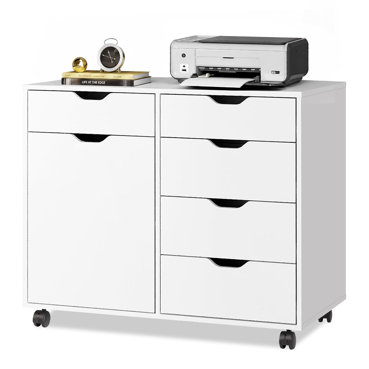 5-Drawer Rolling Storage Cabinet