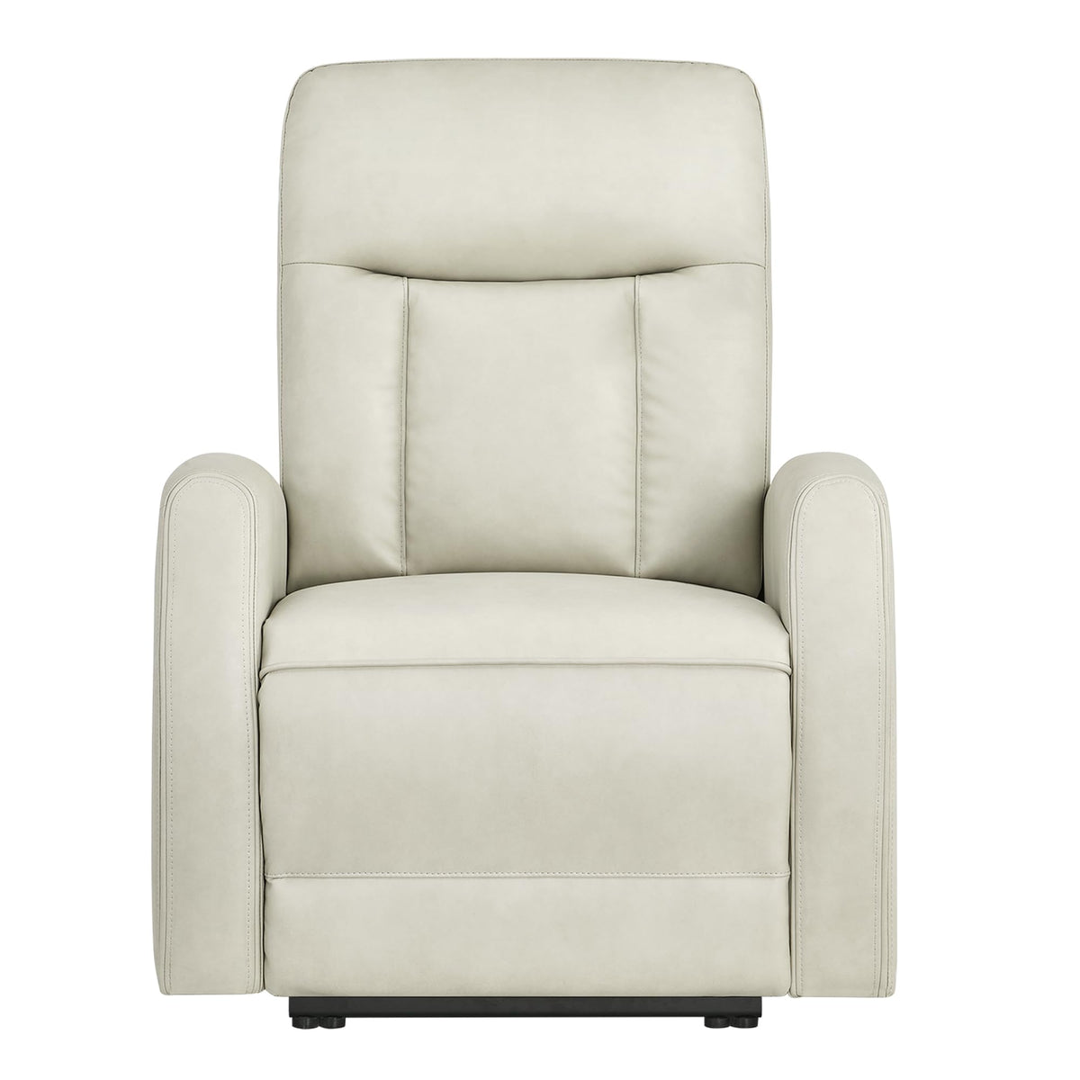 KISLOT Wall Hugger Power Recliner Chair with USB & Type-C Ports Faux Leather Recliner 135° Reclining Small Space Electric Sofa for RV Living Room Bedroom
