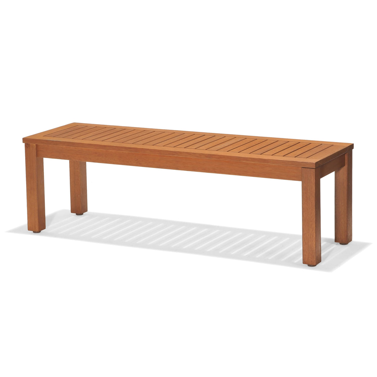 Eucalyptus Backless Patio Bench