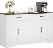Sideboard Buffet Cabinet with Storage, 55.1"