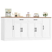 71-Inch Large Sideboard Buffet Cabinet with Storage