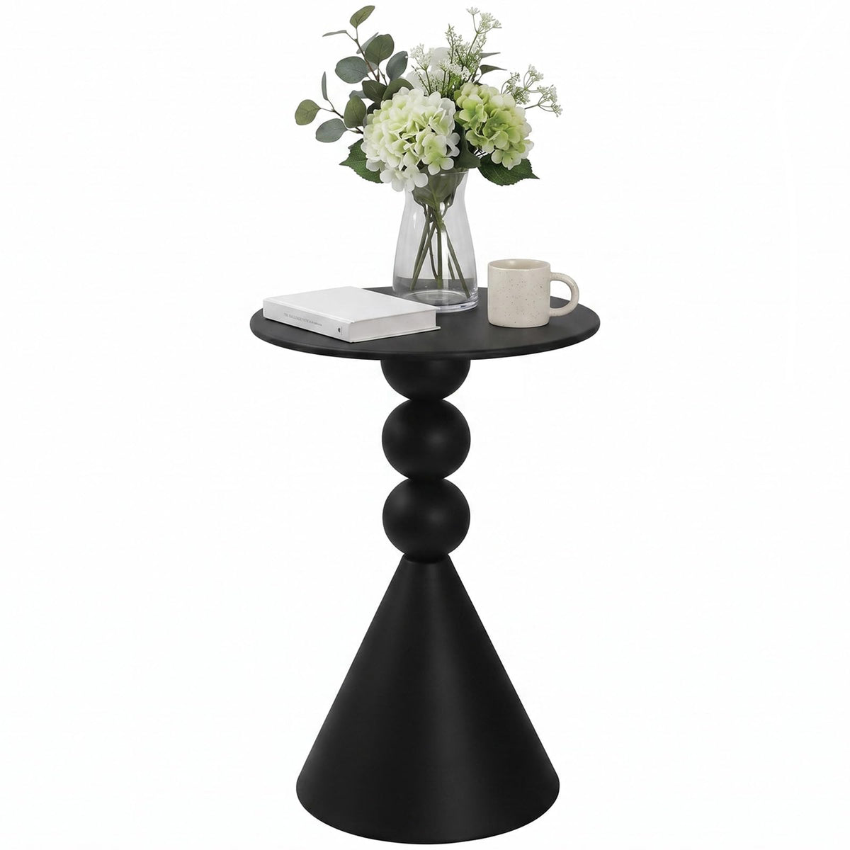 Round Metal Pedestal Drink Table