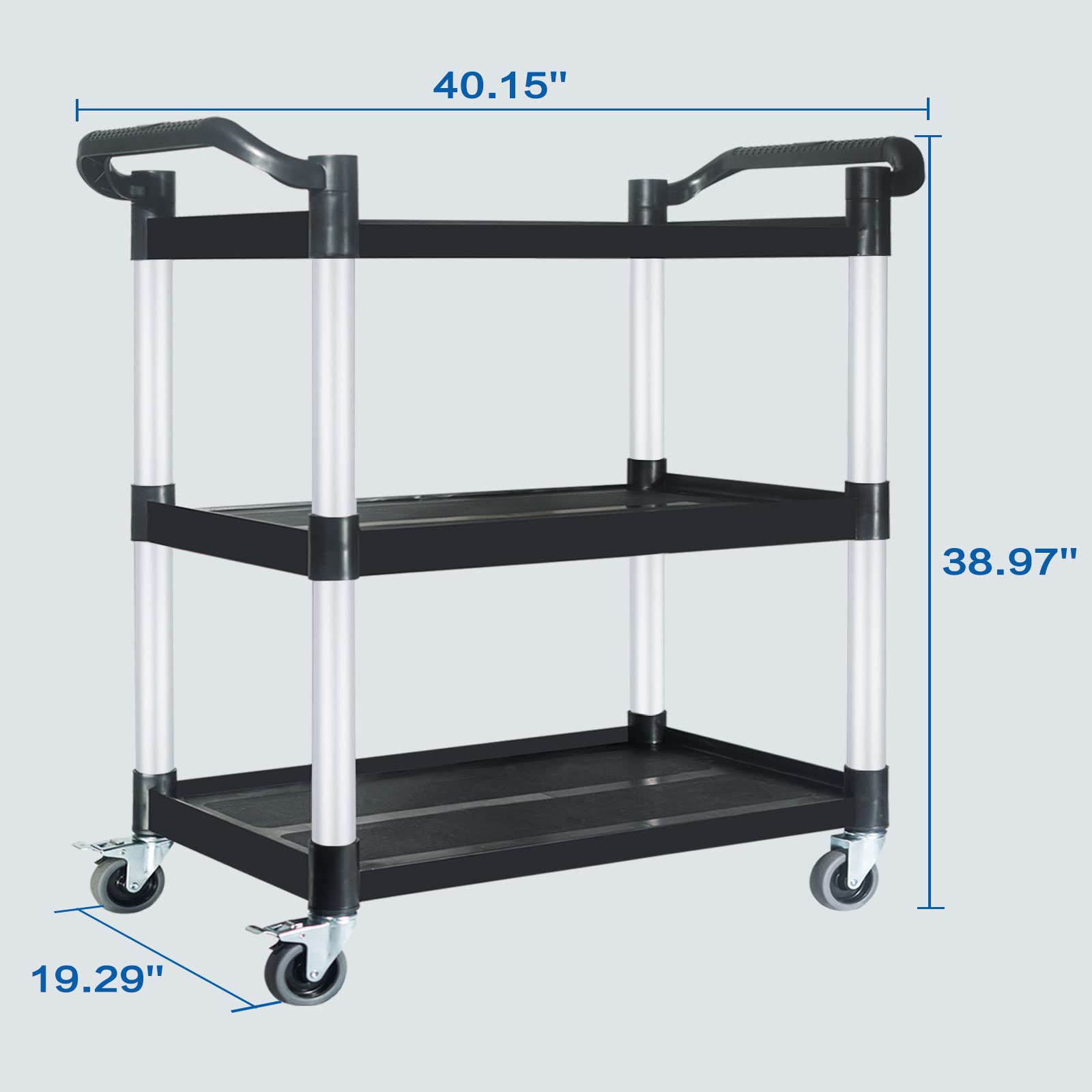 Heavy Duty 3-Tier Utility Service Cart