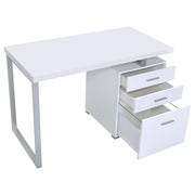 3-Drawer Computer Desk with File Cabinet