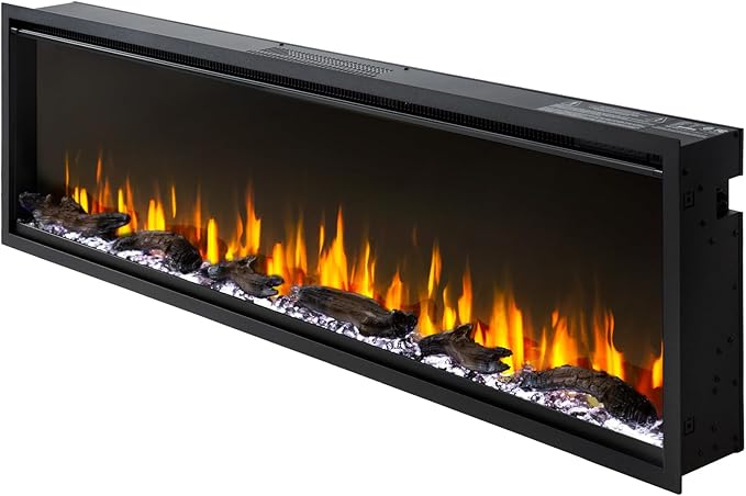 Linear Electric Fireplace – Wall Mount & Recessed