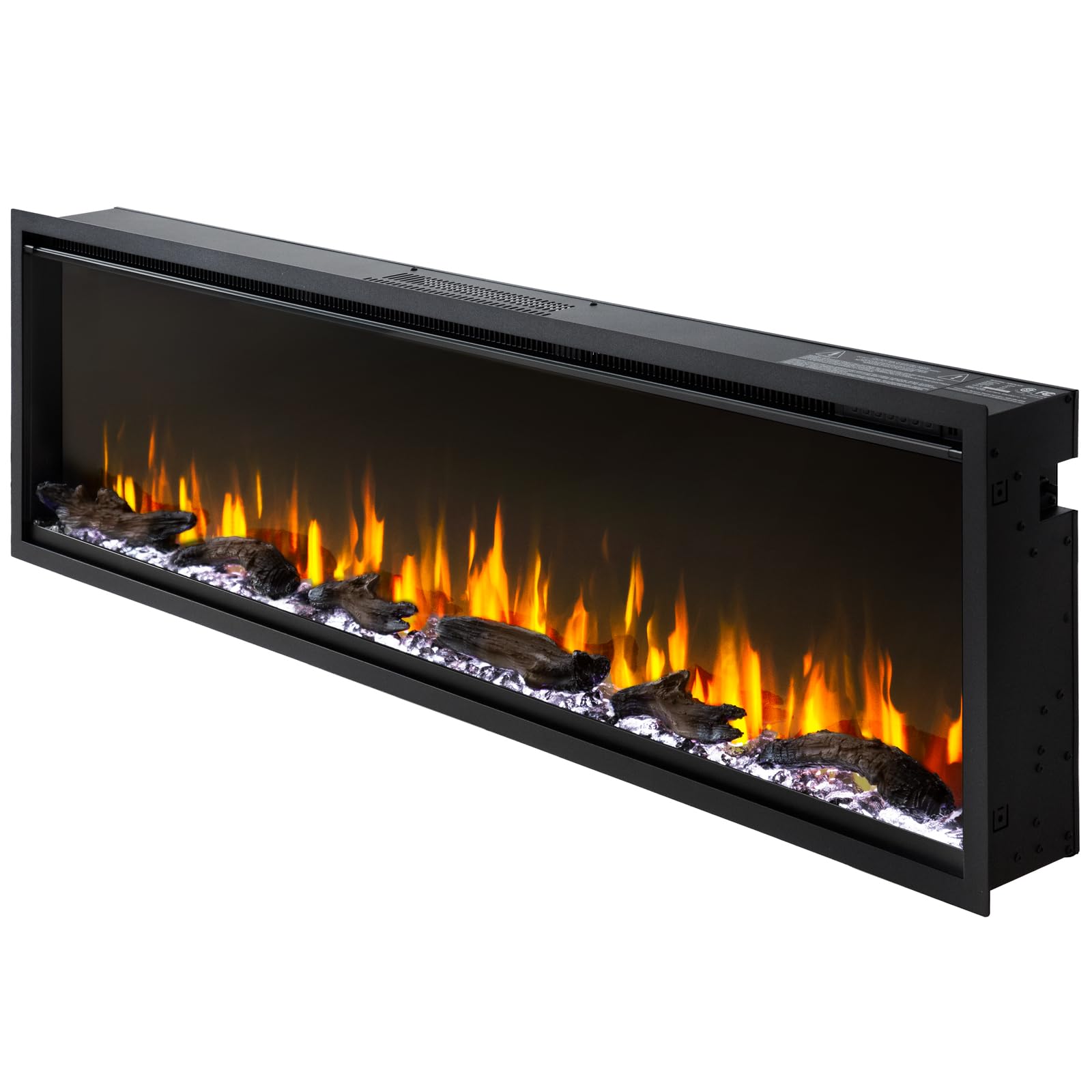 Linear Electric Fireplace – Wall Mount & Recessed